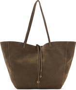 MANGO Suede Shopper Bag