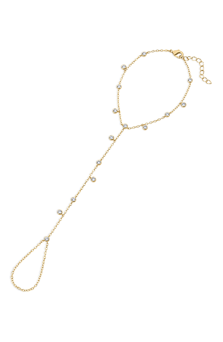 Electric Picks Palmer Hand Chain Bracelet, Main, color, Yellow Gold