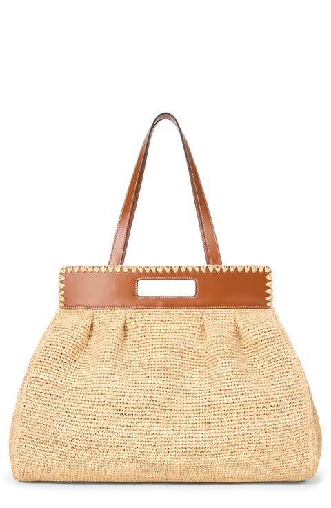 Rue Raffia Tote Bag