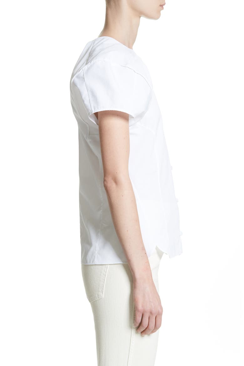 Tanya Poplin Top, Alternate, color, WHITE