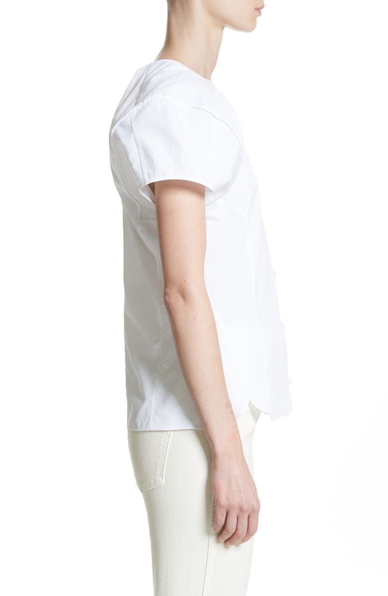 Khaite Tanya Poplin Top, Alternate, color,