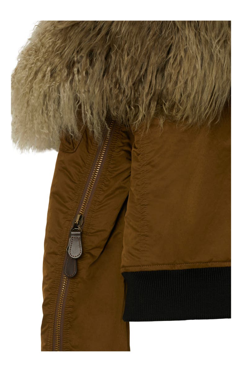 Burberry Nylon Blend Bomber Jacket, Alternate, color, 