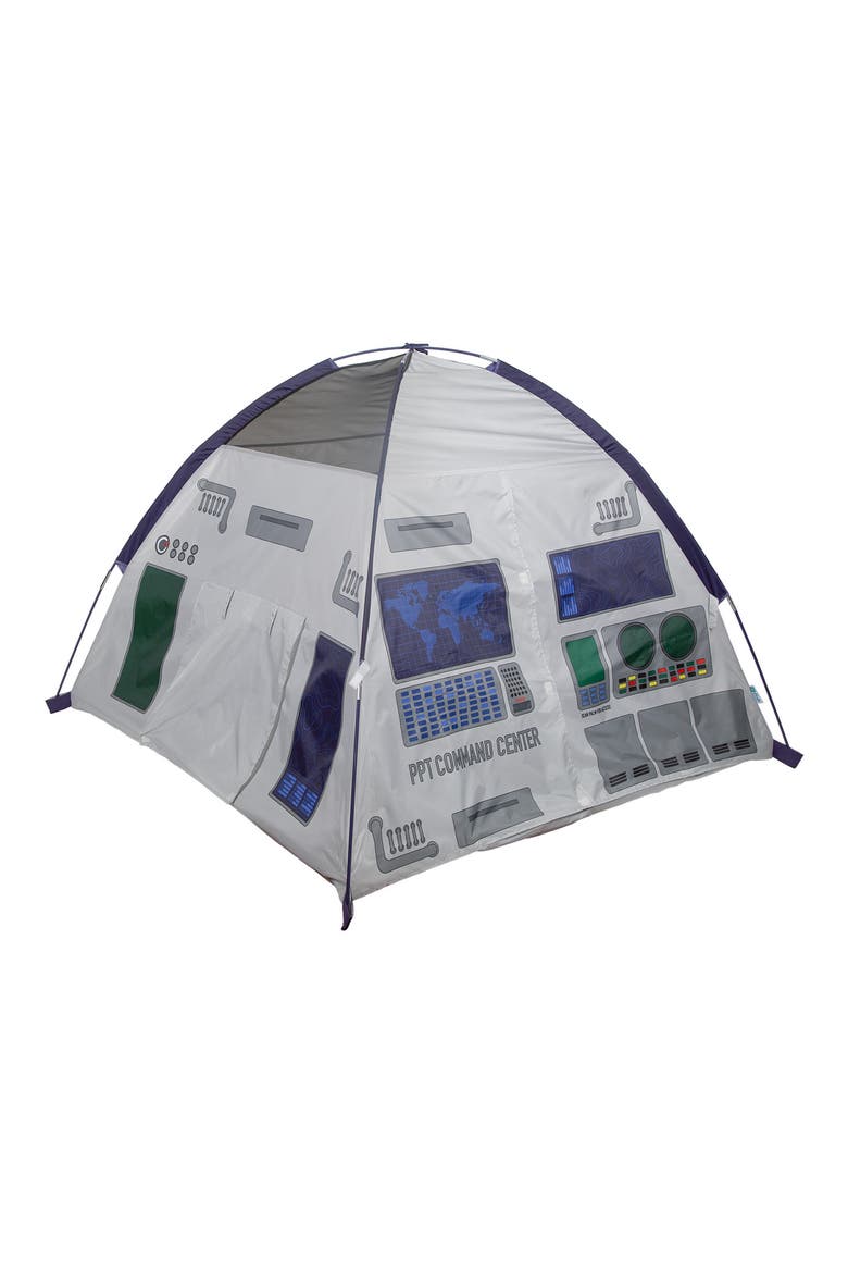 Command Center Play Tent with Tunnel, Alternate, color, GREY