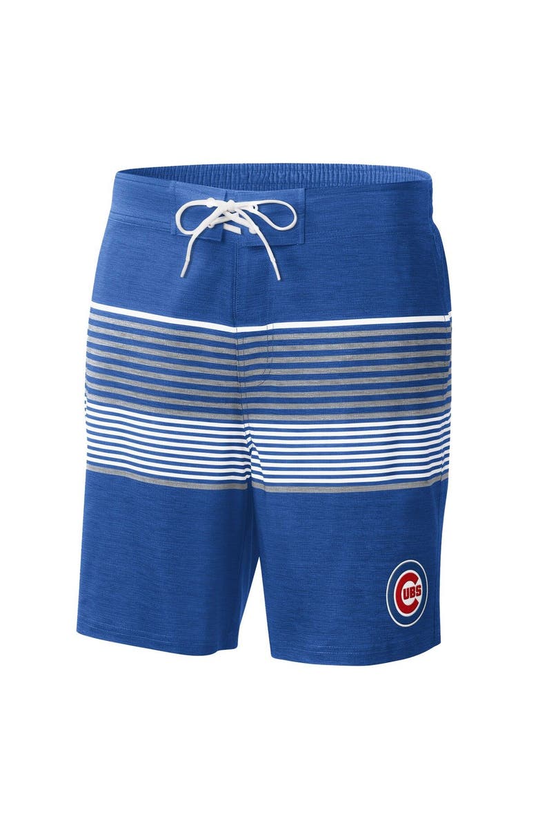 G-III SPORTS BY CARL BANKS Men's G-III Sports by Carl Banks  Royal Chicago Cubs Coastline Volley Swim Shorts, Alternate, color, 