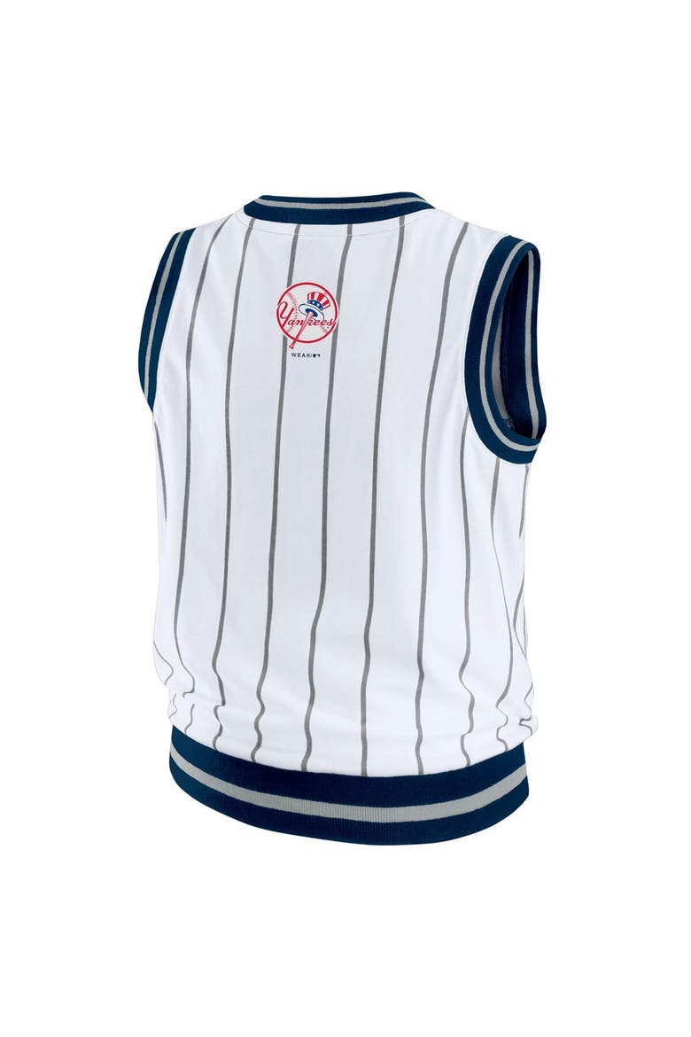 Women's WEAR by Erin Andrews  White New York Yankees Sporty Tank Top, Alternate, color, White