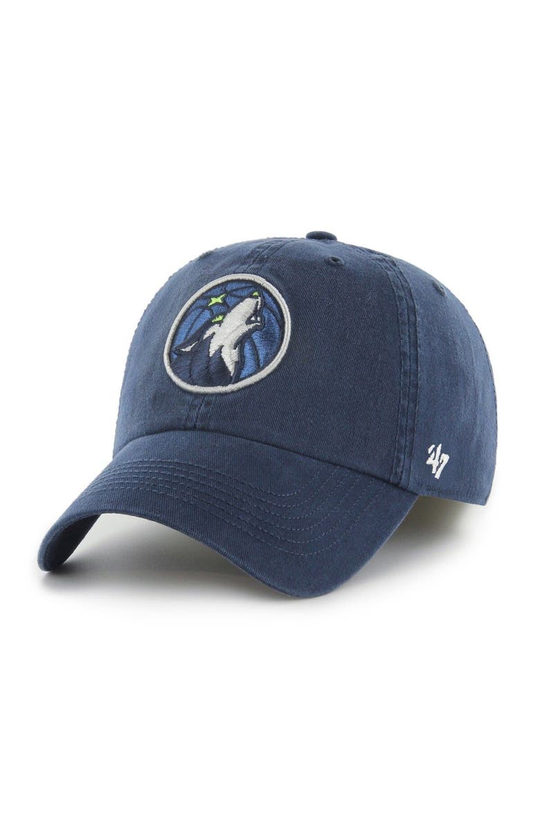 '47 Men's '47 Navy Minnesota Timberwolves  Classic Franchise Fitted Hat, Main, color, Navy