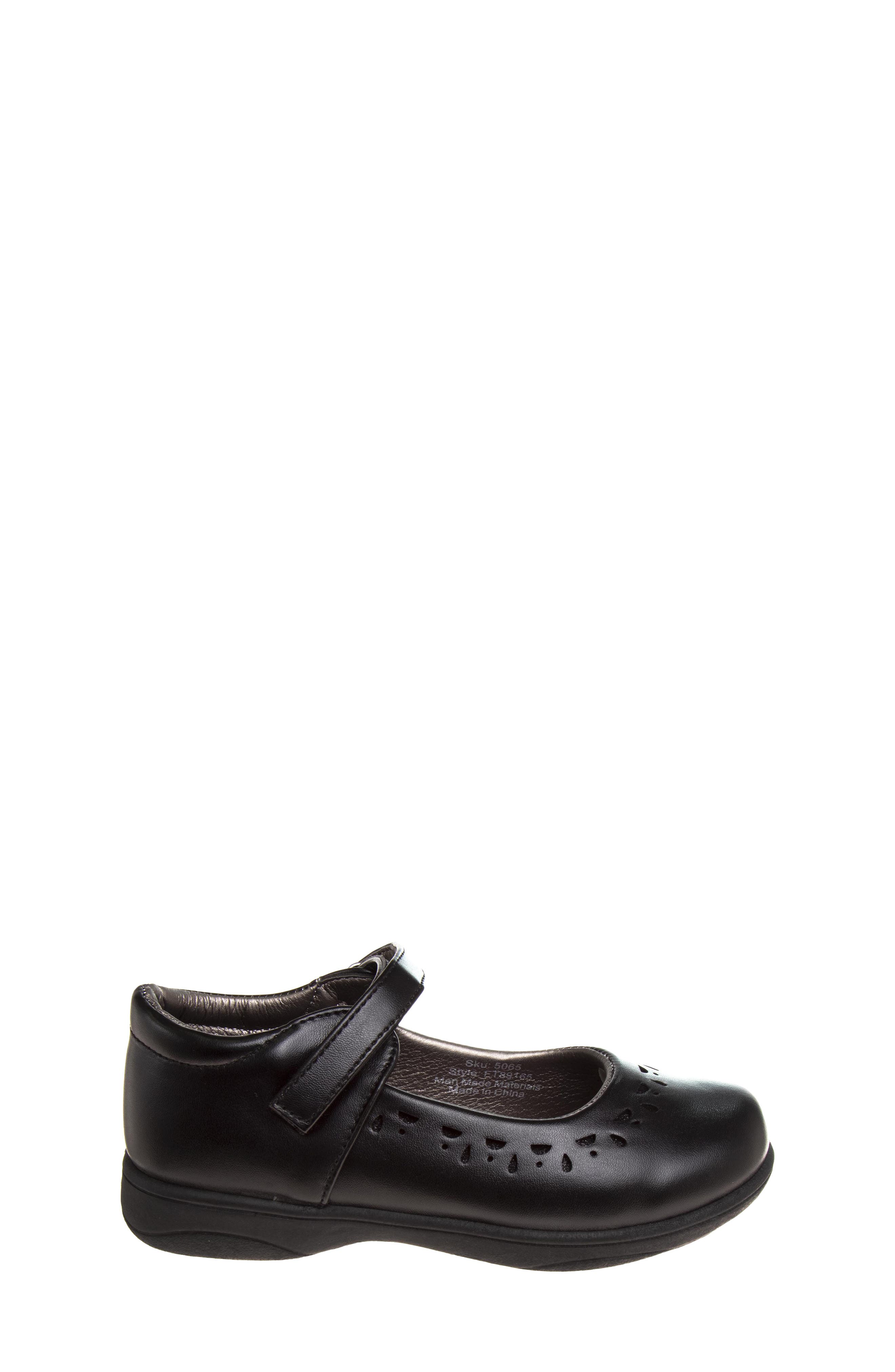 Kids' French Toast Mary Jane School Shoes, Alternate, color, BLACK