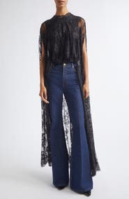 Zimmermann Valiant Lace Cape Top