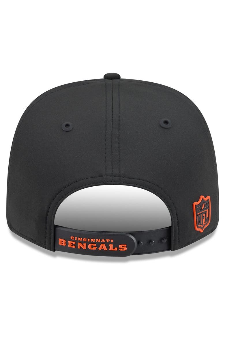 Men's New Era Black Cincinnati Bengals 2026 Sideline 9SEVENTY Adjustable Hat, Alternate, color, Black