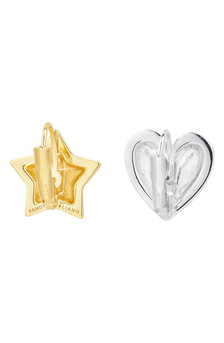 Sandy Liang Mismatched Drop Earrings, Alternate, color,