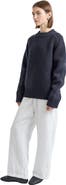 Almina Concept Knit Wool Crewneck Sweater