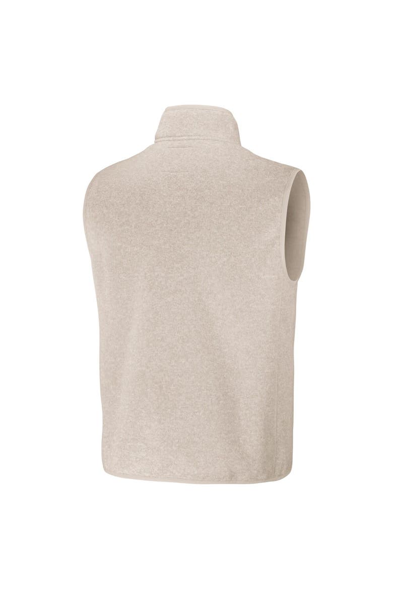 Men's NFL x Darius Rucker Collection by Fanatics  Oatmeal New York Giants Full-Zip Sweater Vest, Alternate, color, Oatmeal