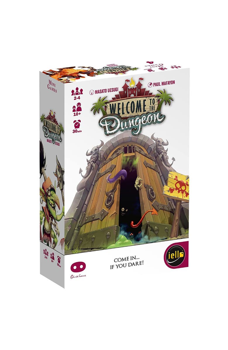 IELLO Welcome To The Dungeon Iello Family Board Game, Ages 10+, 24 Players, 30 Min, Main, color, Multicolored