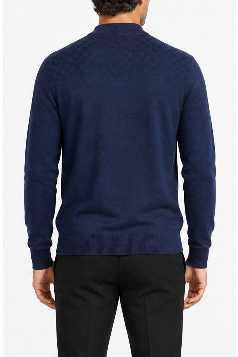 Performance Quarter Zip Pullover, Alternate, color, NAVY