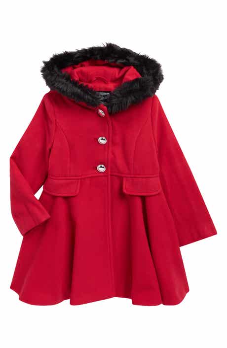 Rothschild Kids' Princess Coat with Faux Fur Hood