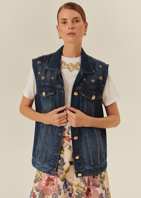 Serena Denim Vest