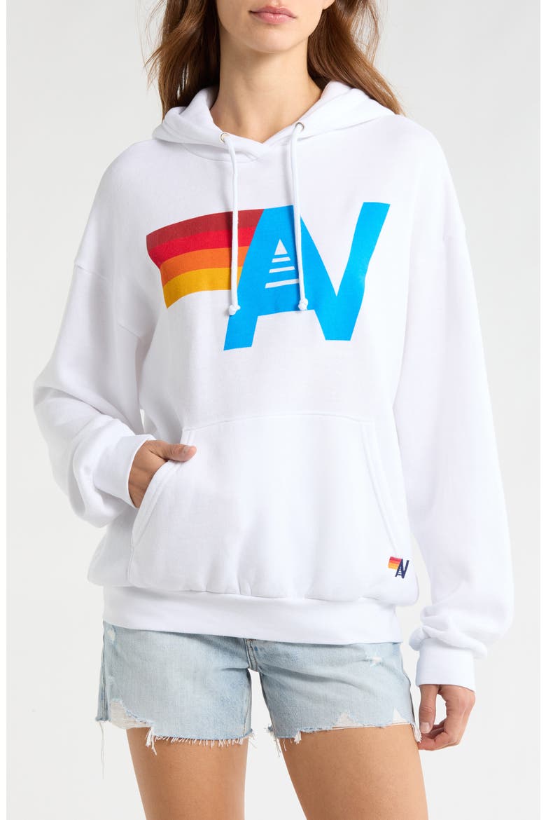 Logo Hoodie, Main, color, WHITE
