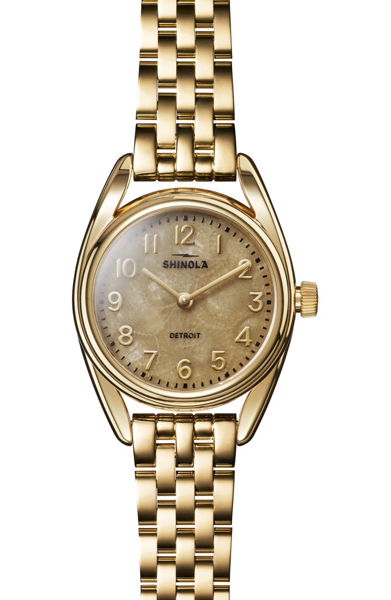 Shinola Derby Bracelet Watch, 30.5mm, Main, color, 