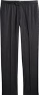 Heritage Gold Honeyway Black Wool Tuxedo Pants