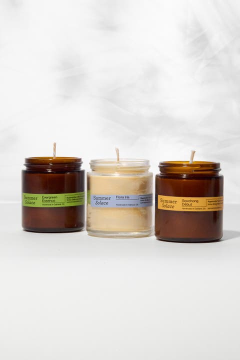 Perfumed Tallow Travel Candle Trio - Regenerative Tallow
