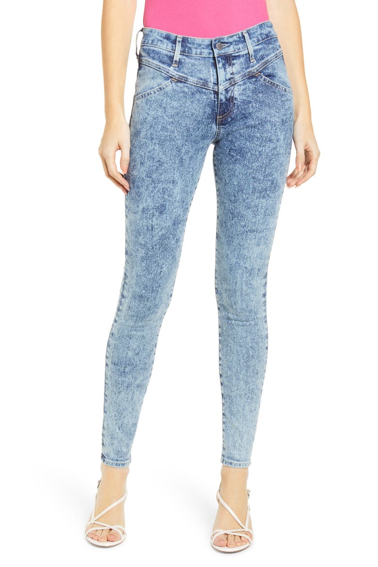 The Farrah High Waist Skinny Jeans, Main, color, DYNAMIC