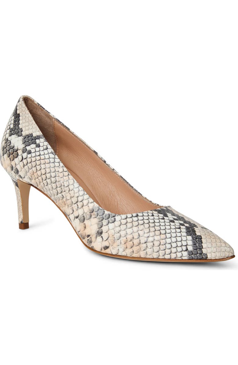 Bruno Magli Tara Snakeskin Embossed Pump, Main, color,
