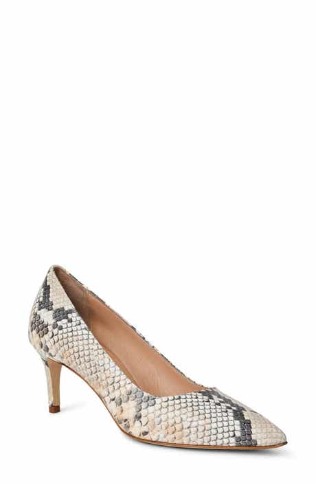 Bruno Magli Tara Snakeskin Embossed Pump