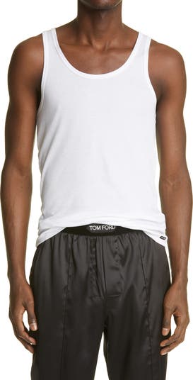 タンクトップ Tom Ford Cotton and modal tank top 55347880x.jpg