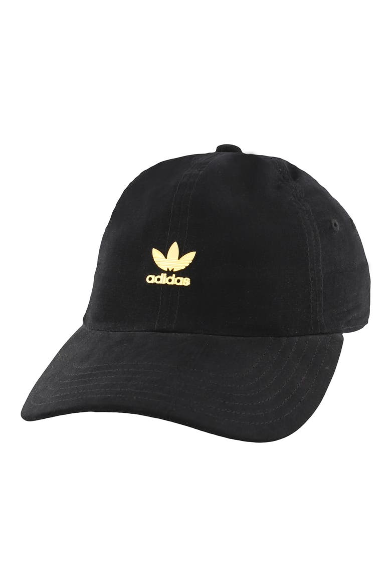 Originals Relax Baseball Cap, Main, color, BLACK/ GOLD