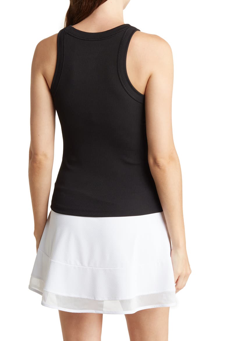 Rib Racer Tank, Alternate, color, BLACK