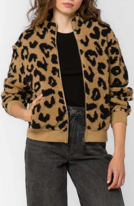 Aggie Fuzzy Zip Front Jacket