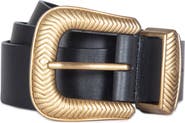 AllSaints Western Leather Belt