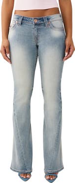 True Religion Joey Low Rise Flare Leg Jeans