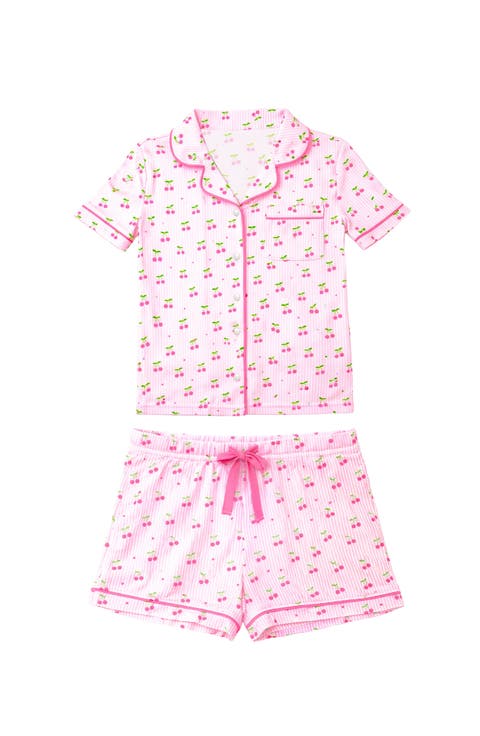 Cherry Stripes Short Sleeve Jersey PJ