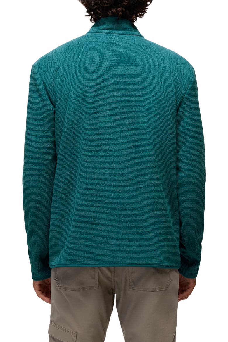 Stretch Zion Fleece Quarter Zip Pullover, Alternate, color, BLUE CORAL