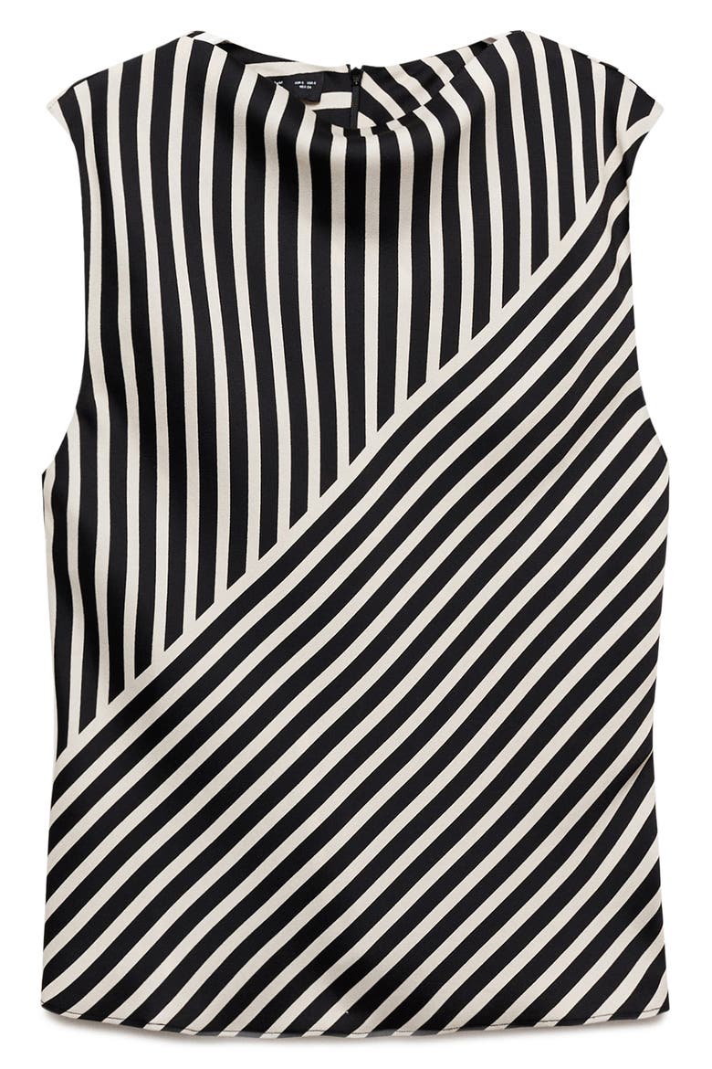 Dunia Stripe Top, Alternate, color, BLACK