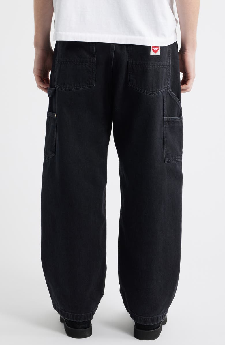 Carhartt Work In Progress Nash Double Knee Loose Fit Jeans, Alternate, color, Grey Multi