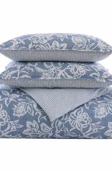 Nautica Tortola Floral Print Cotton Comforter & Sham Set