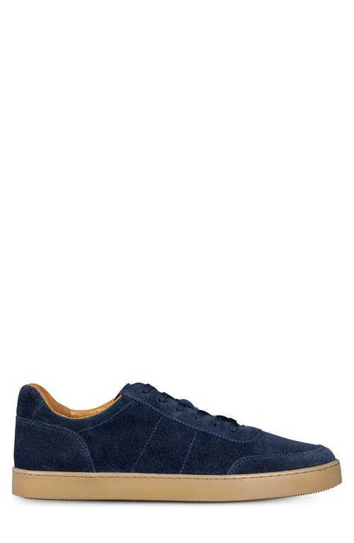 Allen Edmonds Men's Liam Leather Low-top Sneakers In Navy