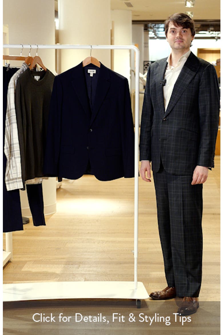 Slim Fit Solid Stretch Suit Jacket video