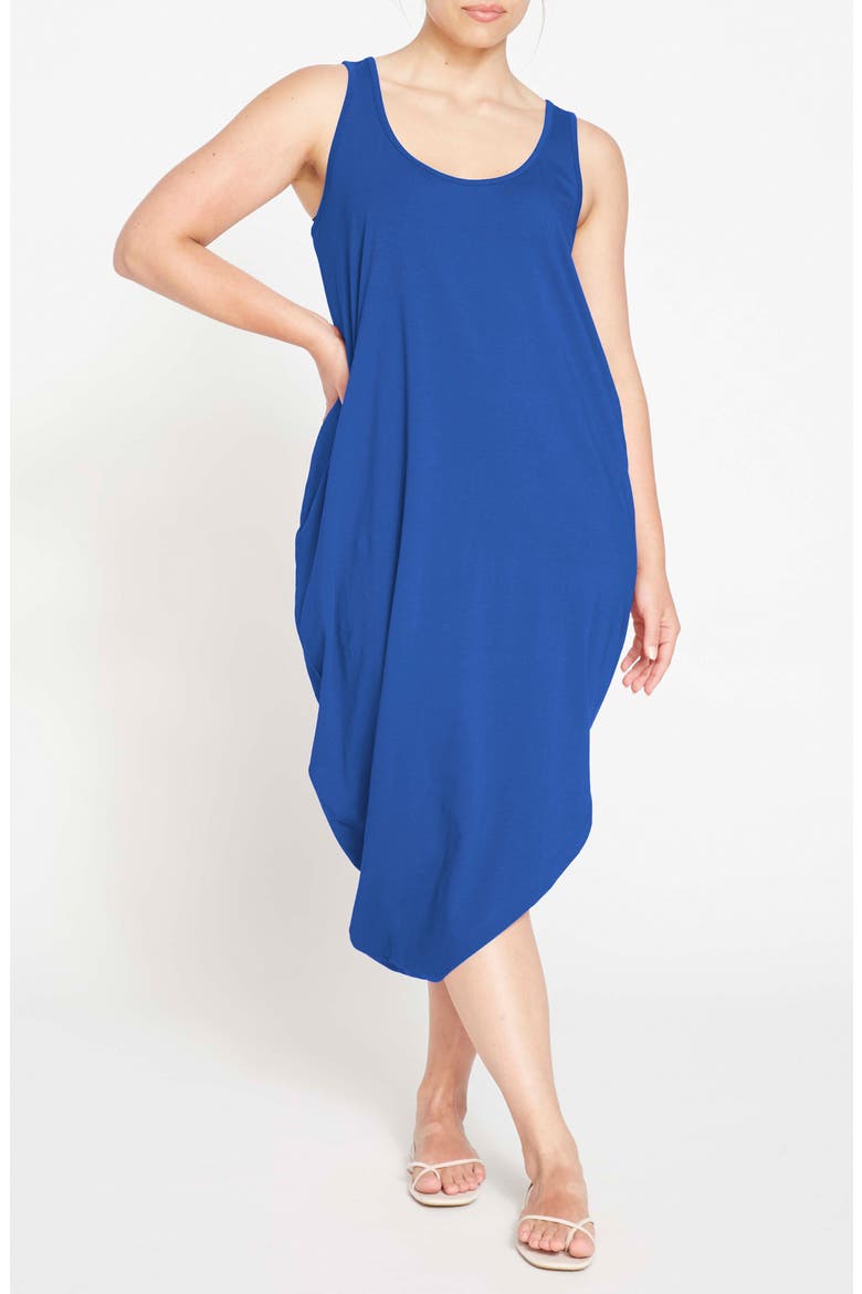 Iconic Geneva Asymmetric Tank Dress, Main, color, LAPIS BLUE