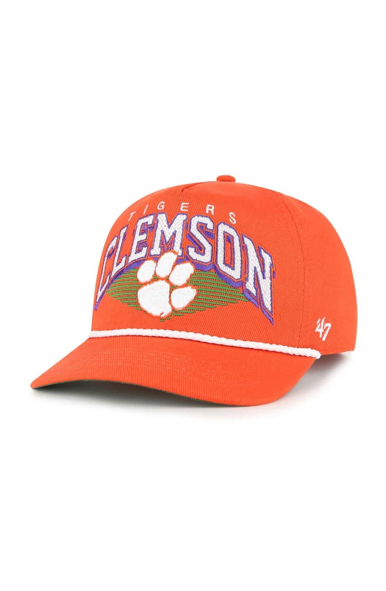 '47 Men's '47 Orange Clemson Tigers Pomona Rope Hitch Adjustable Hat, Main, color, Orange