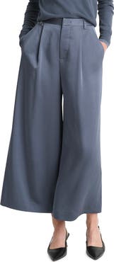 Vince Mid Rise Satin Culottes