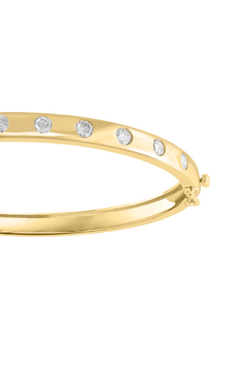 EFFY Lab-Grown Diamond Hinge Bracelet, Alternate, color, Gold