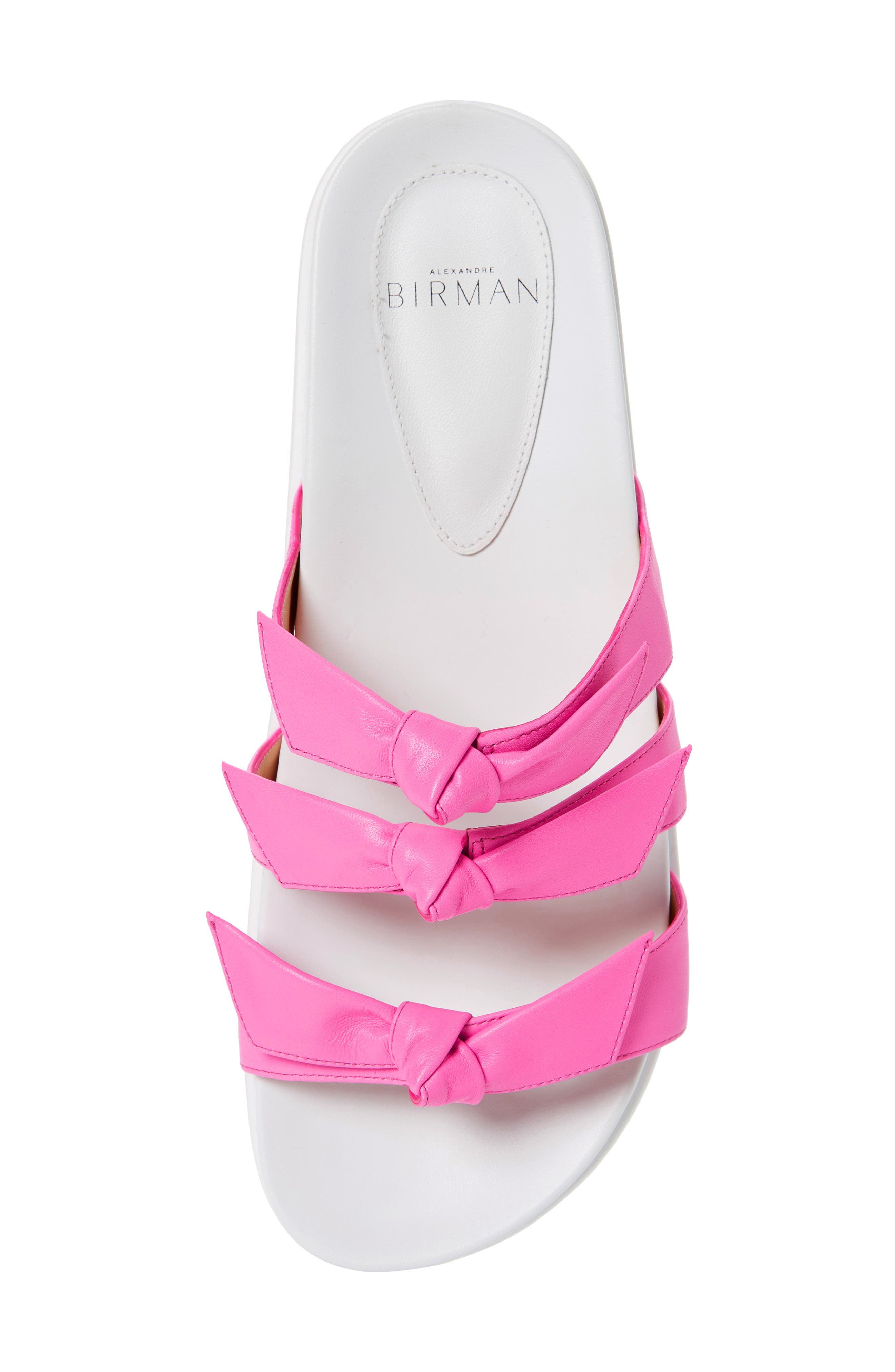Lolita Bow Slide Sandal, Alternate, color, PINK FLUO