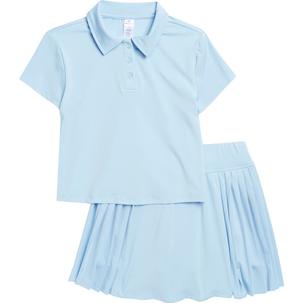 90 DEGREE BY REFLEX 90 DEGREE BY REFLEX KIDS' POLO & SKORT SET