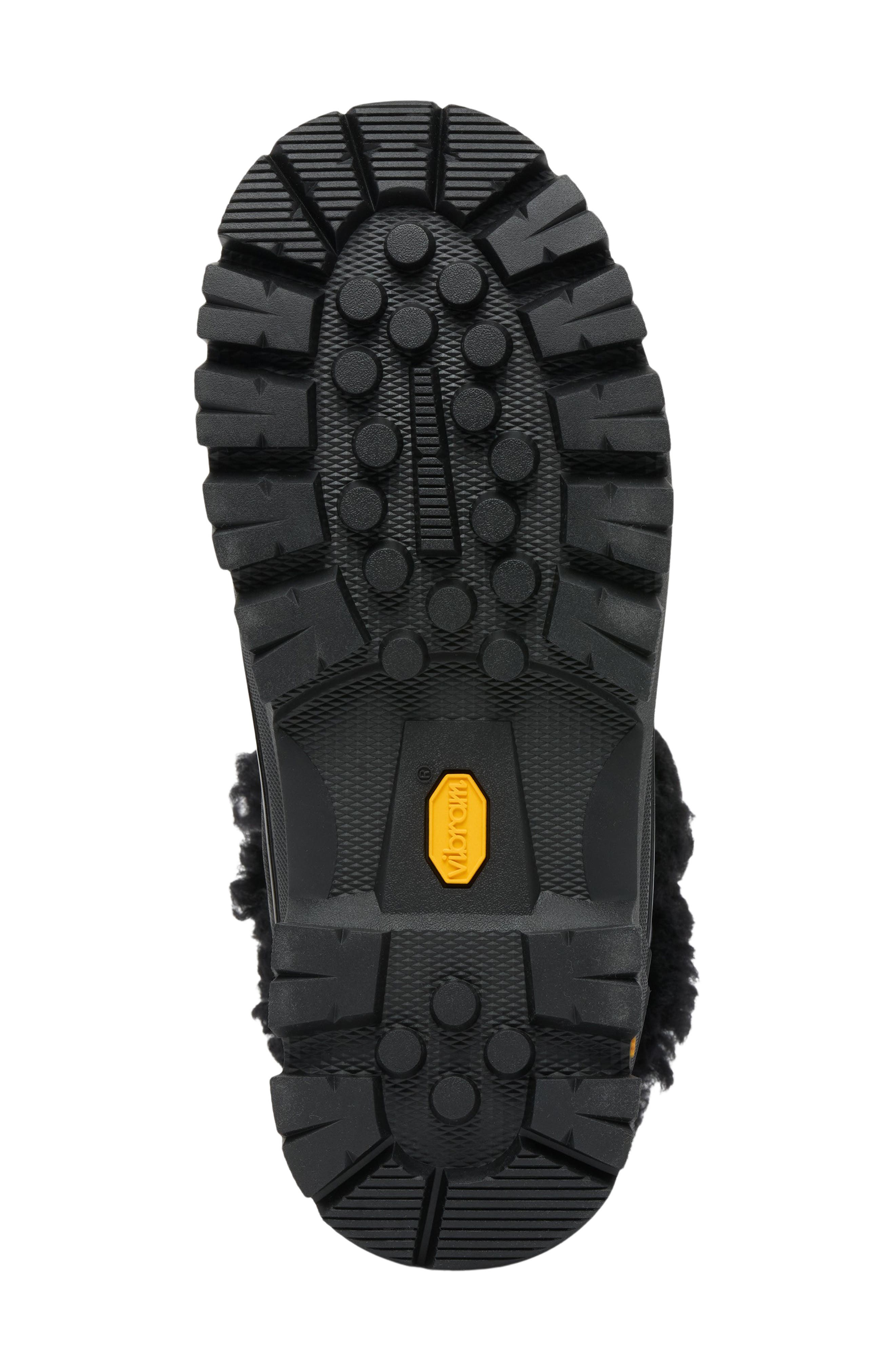 SOREL Caribou Horizon<sup
™</sup
 Quilted Waterproof Boot, Alternate, color, Black/ True Gold