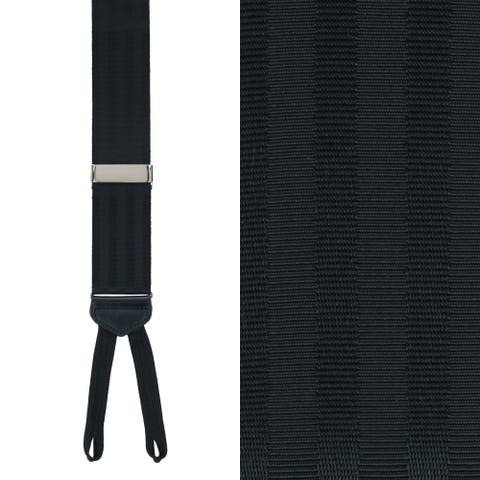 Astaire 38mm Grosgrain Stripe Ribbon Formal End Suspenders (Braces)