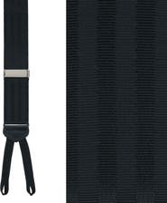 Trafalgar Astaire 38mm Grosgrain Stripe Ribbon Formal End Suspenders
