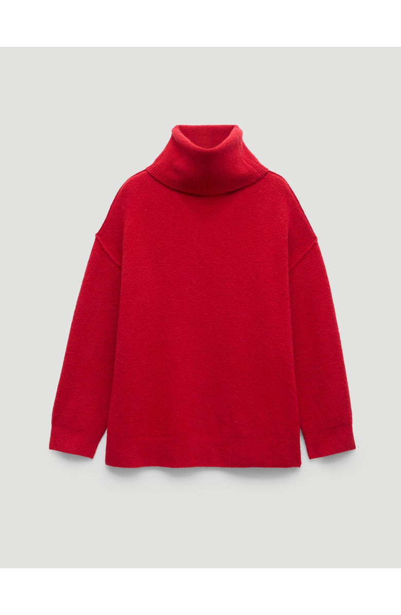 Hush Meryl Roll Neck Sweater, Alternate, color, Fiery Red